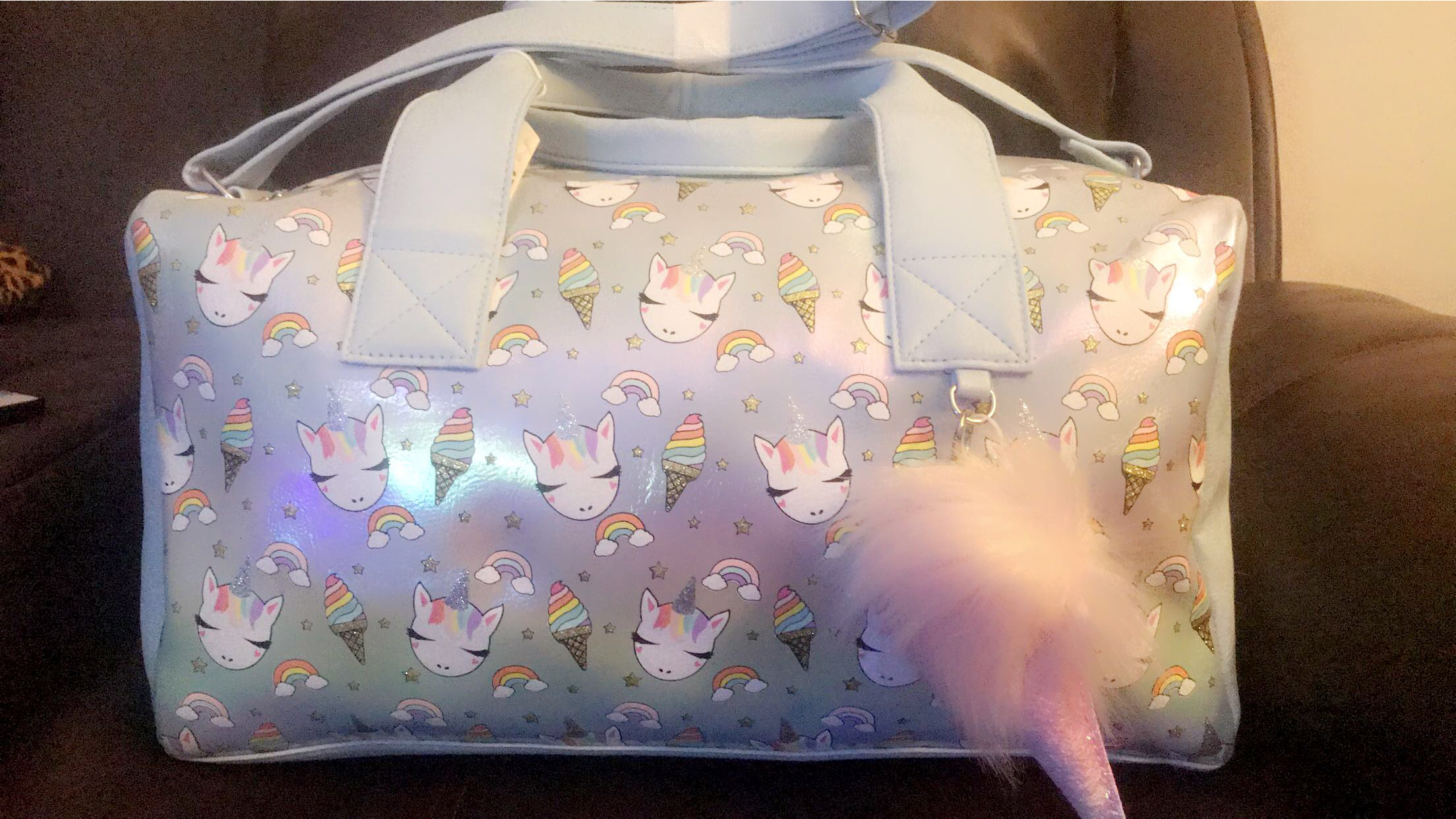 Cotton Candy “Louie” Duffle – Swanky Indian Boutique