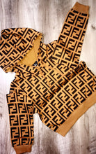 Load image into Gallery viewer, Brown/Black Fendi Set