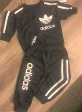 Load image into Gallery viewer, White &amp; Black Adidas Set
